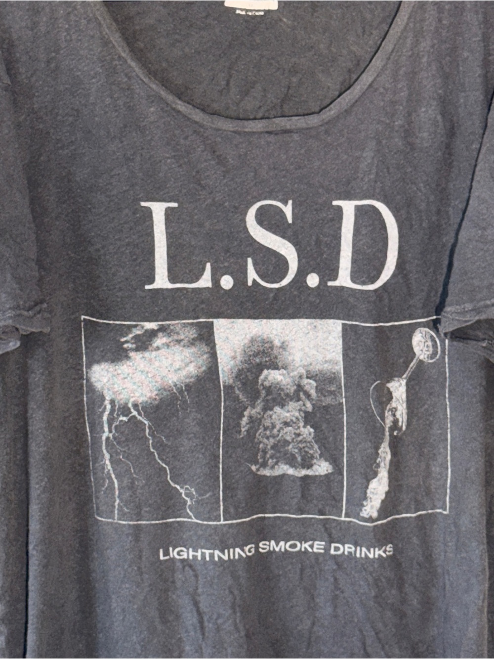 Ksubi L.S.D. Graphic Tee - Charcoal Gray - Picture 3 of 3